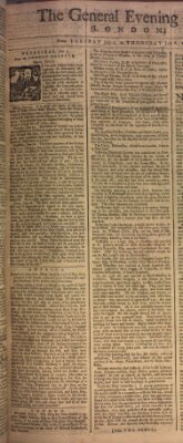 The general evening post Dienstag 4. Juli 1758