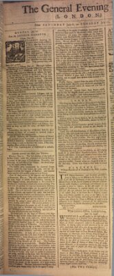 The general evening post Samstag 8. Juli 1758