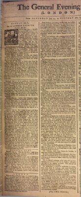 The general evening post Dienstag 25. Juli 1758