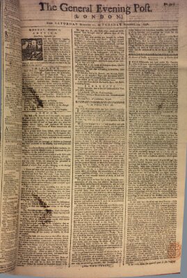 The general evening post Sonntag 12. November 1758