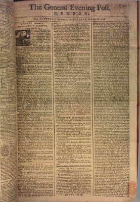 The general evening post Sonntag 10. Dezember 1758