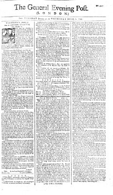 The general evening post Dienstag 30. Januar 1759