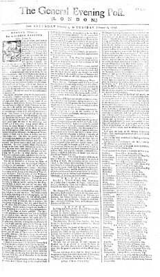 The general evening post Sonntag 4. Februar 1759