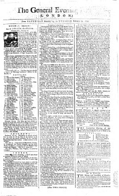 The general evening post Montag 26. Februar 1759