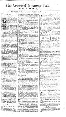 The general evening post Donnerstag 1. März 1759