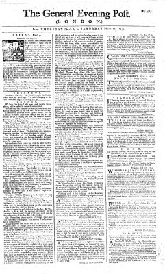 The general evening post Samstag 10. März 1759