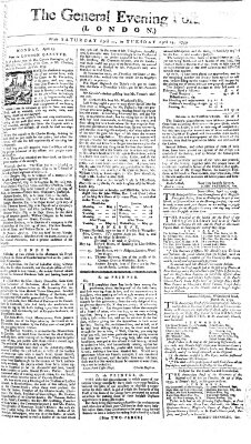 The general evening post Dienstag 24. April 1759