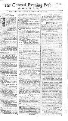 The general evening post Montag 30. April 1759