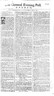 The general evening post Donnerstag 3. Mai 1759