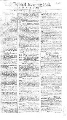 The general evening post Donnerstag 10. Mai 1759