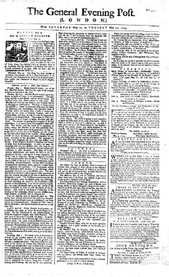 The general evening post Sonntag 13. Mai 1759