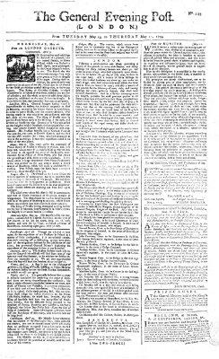 The general evening post Dienstag 15. Mai 1759