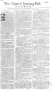 The general evening post Donnerstag 24. Mai 1759