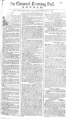 The general evening post Samstag 23. Juni 1759