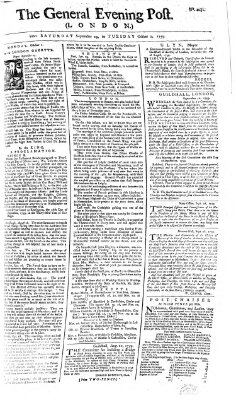 The general evening post Monday 1. October 1759