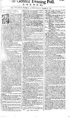 The general evening post Mittwoch 7. November 1759