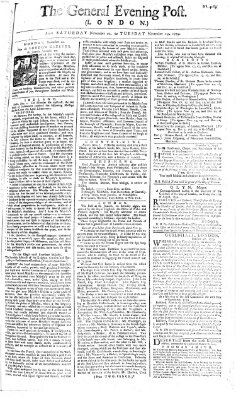 The general evening post Dienstag 13. November 1759