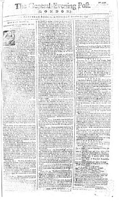 The general evening post Samstag 17. November 1759