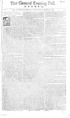 The general evening post Mittwoch 28. November 1759