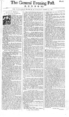 The general evening post Montag 24. Dezember 1759