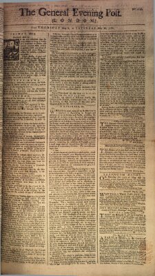 The general evening post Freitag 9. Mai 1760