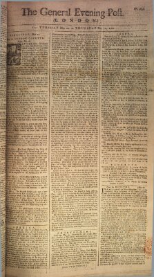 The general evening post Mittwoch 21. Mai 1760