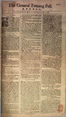 The general evening post Friday 23. May 1760