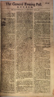 The general evening post Donnerstag 5. Juni 1760