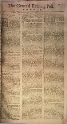 The general evening post Samstag 19. Juli 1760