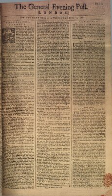 The general evening post Mittwoch 22. Oktober 1760