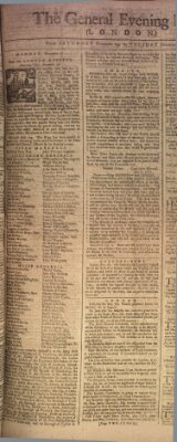 The general evening post Sonntag 30. November 1760