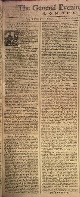 The general evening post Donnerstag 5. Februar 1761