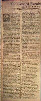 The general evening post Donnerstag 26. Februar 1761