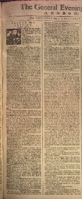 The general evening post Freitag 8. Mai 1761