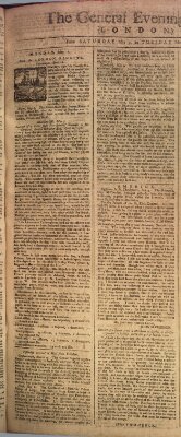 The general evening post Montag 11. Mai 1761