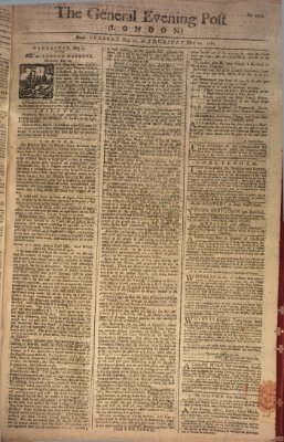 The general evening post Donnerstag 14. Mai 1761