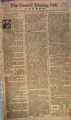 The general evening post Dienstag 19. Mai 1761