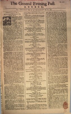 The general evening post Dienstag 26. Mai 1761