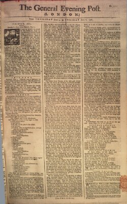 The general evening post Donnerstag 4. Juni 1761