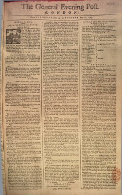 The general evening post Dienstag 16. Juni 1761