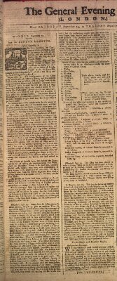 The general evening post Sonntag 20. September 1761