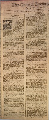 The general evening post Freitag 25. September 1761