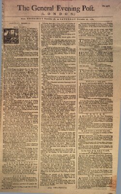 The general evening post Freitag 27. November 1761