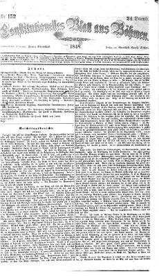 Constitutionelles Blatt aus Böhmen Sonntag 24. Dezember 1848