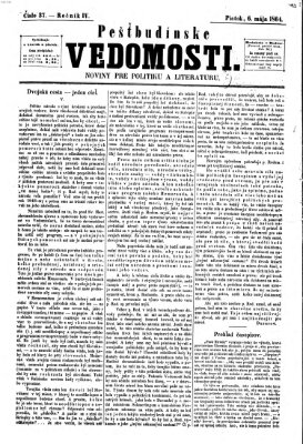 Pešťkbudínske vedomosti Freitag 6. Mai 1864