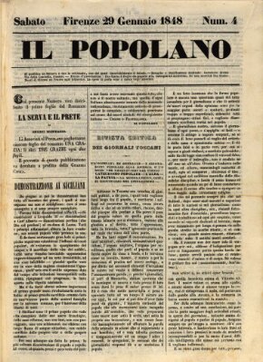 Il popolano Samstag 29. Januar 1848