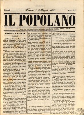 Il popolano Dienstag 9. Mai 1848