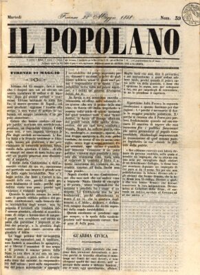 Il popolano Dienstag 23. Mai 1848