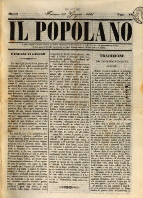 Il popolano Dienstag 13. Juni 1848