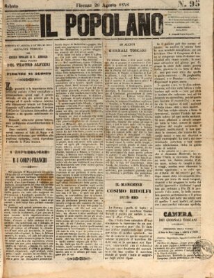 Il popolano Samstag 26. August 1848